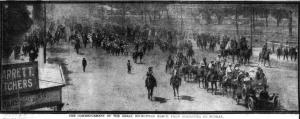 The start at Gilgandra (Daily Telegraph 12/10/1915)