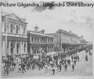 Arriving in Orange (Photograph courtesy of Gilgandra Shire Library)
