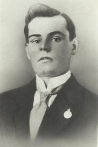 William Alston on the occasion of his marriage to Miss. I. Quinton, sister of Coo-ee Victor Quinton, at Gilgandra, 1923 (Photograph courtesy of Dell Tschanter)