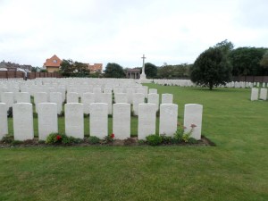 Les Baraques Military Cemetery (Photograph: S & H Thompson 28/8/2014)