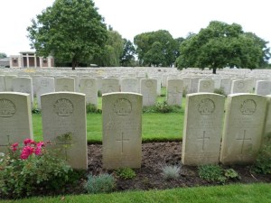 Lijssenthoek Military Cemetery, Belgium (Photograph: S & H Thompson 28/8/2014)