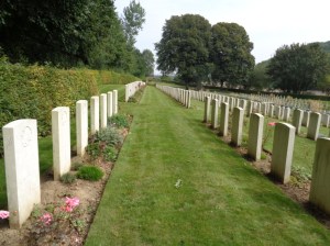 Contay British Cemetery, France (Photograph: H. Thompson 4/9/2014)