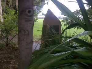 Coo-ee March obelisk at Ashfield Boys High School (Photograph: S. & H. Thompson 3/3/2014)