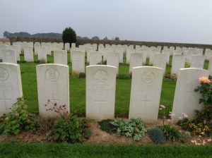 Vaulx Hill Cemetery, France (Photograph: S & H Thompson, 6/9/2014)