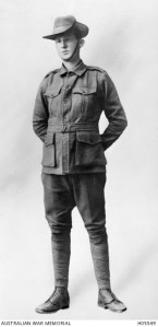 Private O. J. Harmon, ca. 1916 (Photograph: Australian War Memorial)