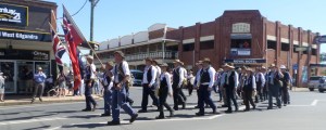 The start of the Coo-ee March 2015 Re-enactment at Gilgandra 17/10/2015