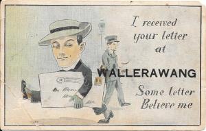 Postcard sent by W. H. Saunders, courtesy of Mrs K. Edmonds