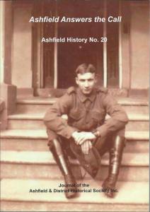Ashfield History No 20, published by Ashfield & District Historical Society Inc., November 2015.